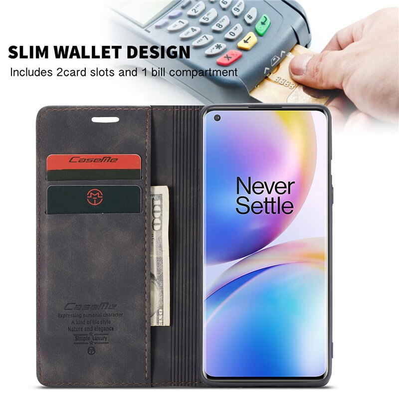 Original Flip Cases For OnePlus Nord/OnePlus 7 Pro 8 Pro 8T Retro Magnetic Card Stand Wallet For OnePlus 7 8 Pro 8T Nord - 380230 Find Epic Store