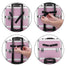 3 In 1 Pink Metal Aluminum Cosmetic Makeup Case - 380420 Find Epic Store