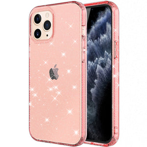 Glitter Case For Apple iPhone 12 Mini Case iPhone 12 Pro Max 5G Cover Clear Matte Anti-fall for iPhone 12 Pro - 5G - 380230 for iPhone 12 Mini / Pink / United States Find Epic Store