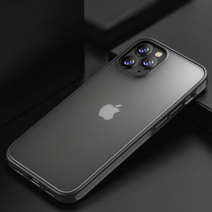 Translucent Pure Case For iPhone 12 ProMax 12 Mini Case Shockproof High Quality PC Back Soft Edge Matte Ultra Thin Phone Cover - 380230 for iPhone 12 Mini / Black / United States Find Epic Store