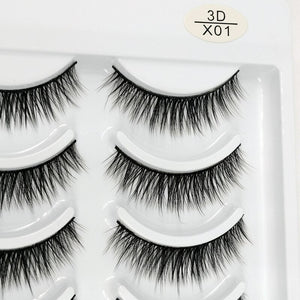 NEW 1/10 pairs 3D Natural False Eyelashes - 200001197 3D-X01 / United States Find Epic Store