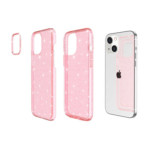 For iPhone 13 Case, iPhone 13 Pro Max case Crystal Clear Sparkly Glitter Shiny Slim Fit Drop Protection Rugged Shockproof Cover - 380230 Find Epic Store