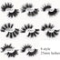 8 pairs of 25mm eyelashes cruelty-free artificial 3D mink eyelashes, soft and natural false eyelashes wholesale manufacturer - 200001197 Find Epic Store