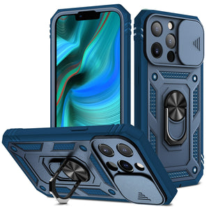 Case for iPhone 13 Pro Max 13 Pro Case with Magnetic Ring Kickstand and Camera Cover, Military Grade Shockproof Protective Case - 0 for iPhone 13 ProMax / Blue / United States Find Epic Store