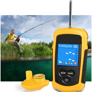 ZK20 Wireless Cable Fish Detector Alarm Portable Sonar Finders Fishing lure Echo Sounder Lake Sea Fishing - 200002213 Find Epic Store