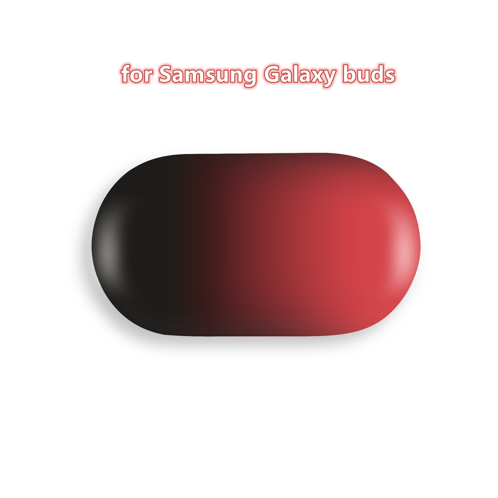 Suitable for Samsung Galaxy buds Pro/Galaxy buds Live/Galaxy buds wireless Bluetooth headset gradually PC drop protection Cover - 200001619 United States / Black red Buds Find Epic Store