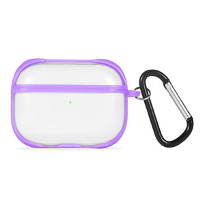 Case for AirPods Pro Case Transparent Cases Keychain Earphone Accessories [Fingerprint Resistant Matte Surface] for AirPods Case - 200001619 United States / purple Find Epic Store