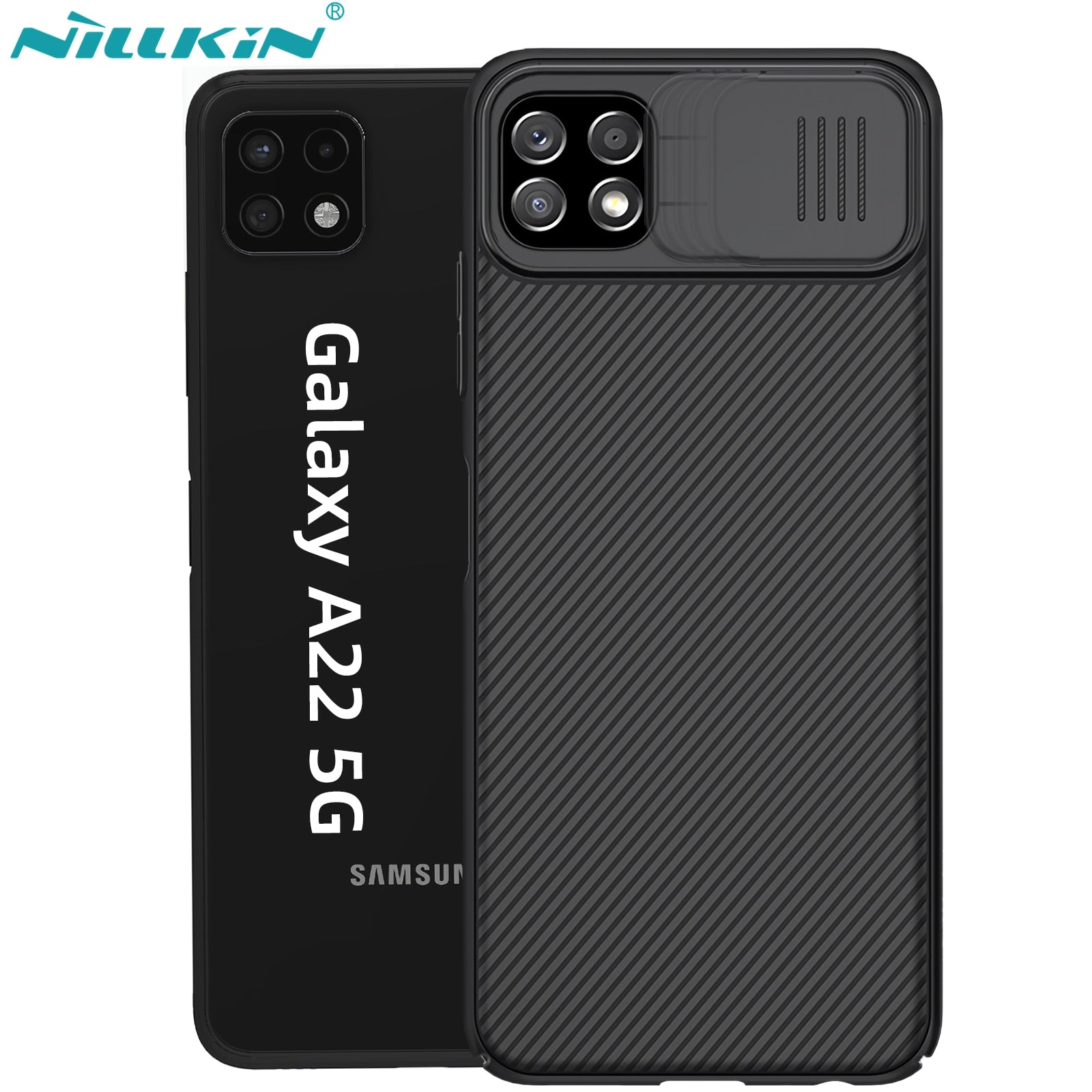 For Samsung Galaxy A22 5G Case ,NILLKIN Camera Protection Slide Protect Cover Lens Protection Case for Samsung Galaxy A22 5G - 380230 Find Epic Store