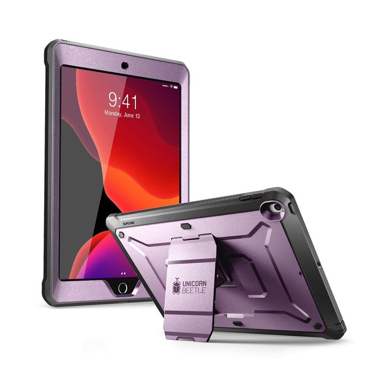 iPad 10.2 Case 7th Generation (2019 Release) Full-body Rugged Cover with Built-in Screen Protector & Kickstand - 200001091 Violet / United States Find Epic Store