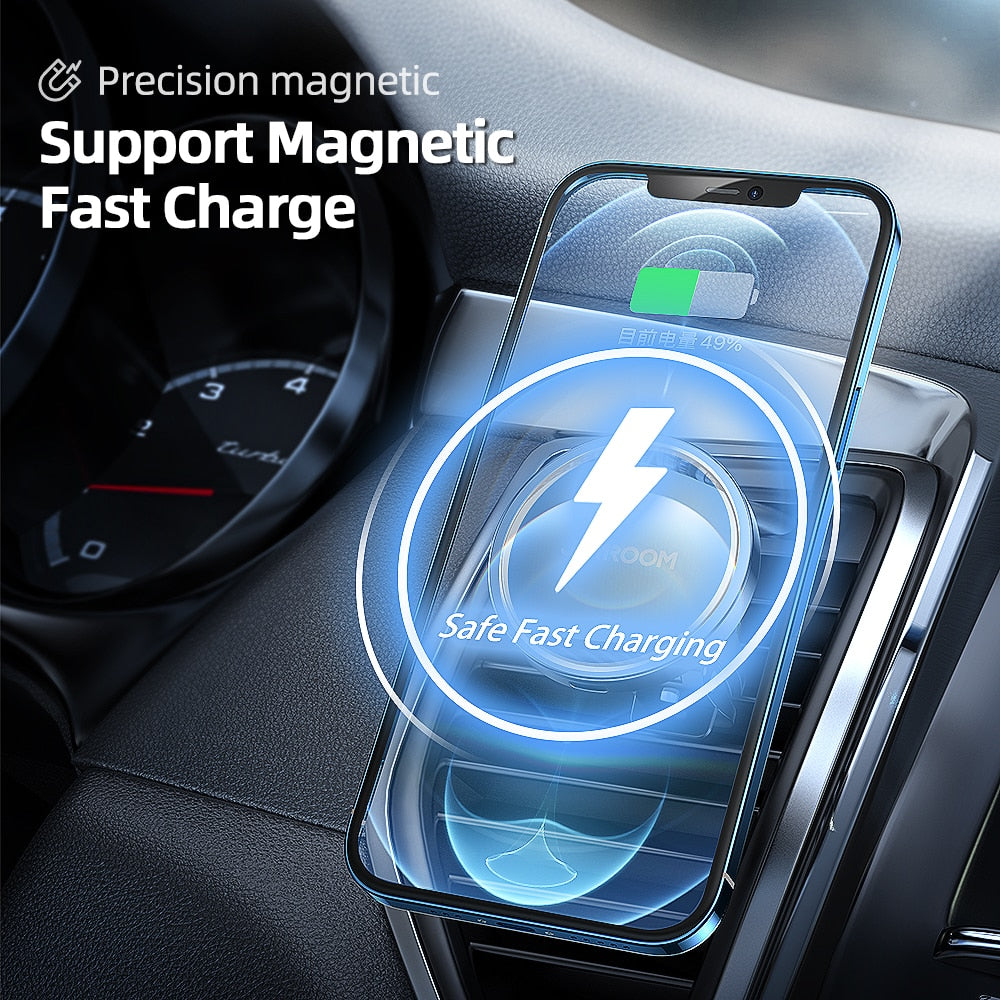 15W Qi Magnetic Wireless for iPhone 12 Pro Max Car Charger Phone Holder Wireless Charging Car Phone Holder for iPhone 12 Joyroom - 5093004 Find Epic Store