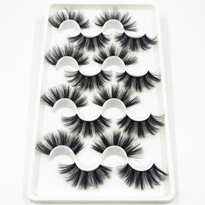 8 pairs of 25mm eyelashes cruelty-free artificial 3D mink eyelashes, soft and natural false eyelashes wholesale manufacturer - 200001197 8D015 / United States Find Epic Store