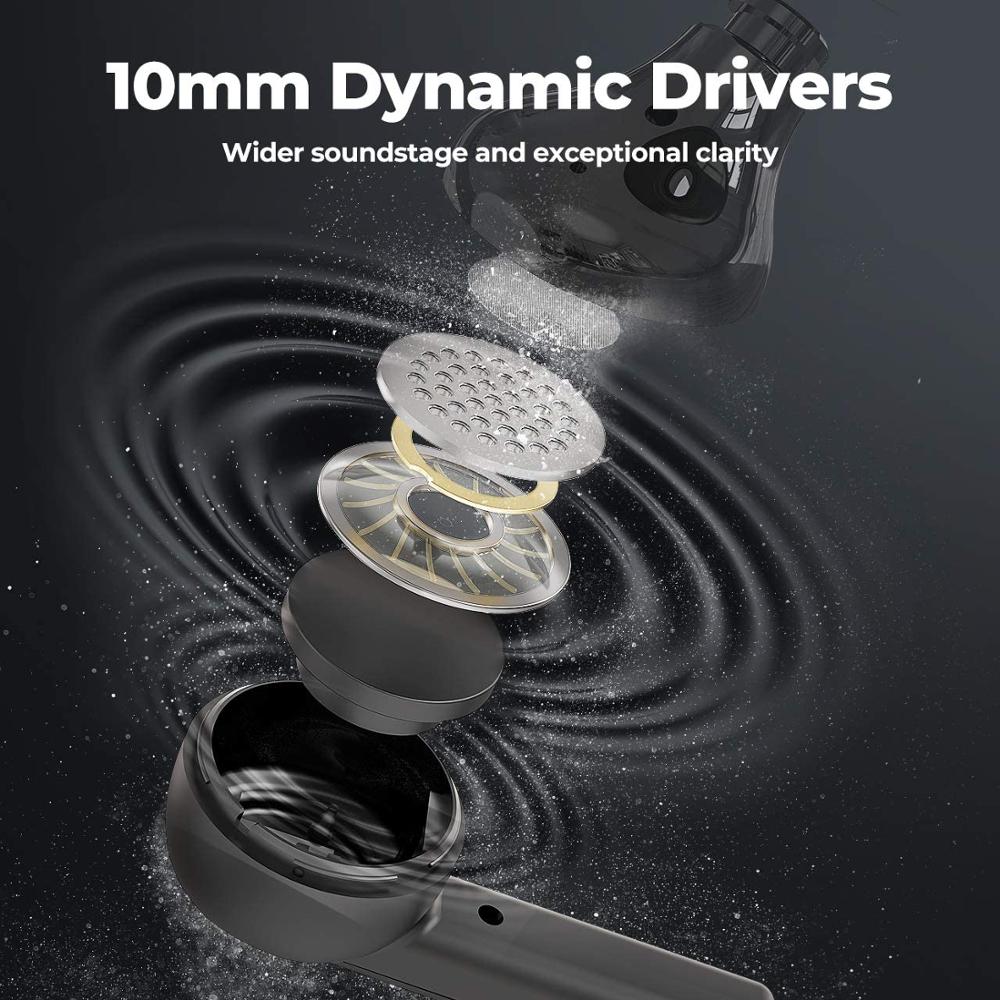 X3 ANC True Wireless Earphones Active Noise Cancelling Bluetooth 5.0 In-Ear Mini Earbuds with Touch Control 30-Hrs Playback - 63705 Find Epic Store