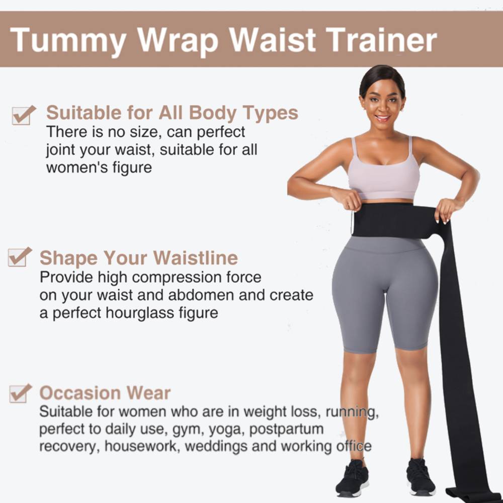 Waist Trainer Corset Tummy Control Modeling Strap Fajas Waist Cincher Slimming Belt Weight Loss Body Shaper - 31205 Find Epic Store