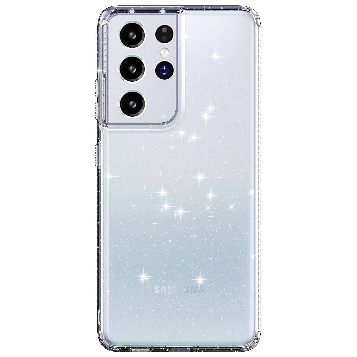 Bling Soft Case For Samsung Galaxy S21 Ultra/S21/S21+ 5G 2021 Case, Silicone Shockproof Transparent Protective For S21 Ultra Plus - 380230 for Galaxy S21 / Silver / United States Find Epic Store