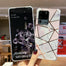 Samsung Galaxy S10/S10 Plus/A10/A20/A50/A50S/A30/Note 10/Note 10 Plus/S20/S20 Plus/S20 FE/S20 Ultra/A51/A71/Note 20/Note 20 Ultra - Marble Plating Geometric Case Soft Glossy Silicone Cover Ultra Slim Shell - 380230 Find Epic Store
