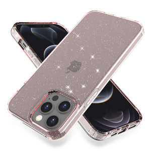 Case For Apple iPhone 13 Pro Case iPhone 13 Pro Max 5G Glitter Case Cover Clear Matte Anti-fall for iPhone 13 Pro - 5G - 0 Find Epic Store