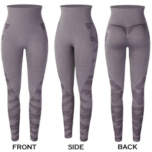Gym Leggings Women Sports Yoga Pants High Waist Workout Gym Sport Leggings Fitness Legging Seamless Running Tights - 200000614 Style 3-Purple / S / United States Find Epic Store
