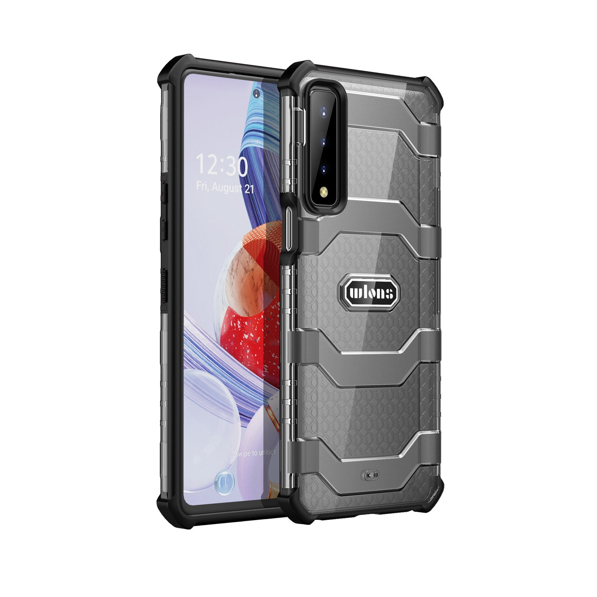 For LG Stylo7 4G 5G Shockproof Armor Phone Cases For LG Stylo7 4G 5G Back Cover Anti-Fall Protection Hybrid TPU Hard PC Cases - 380230 For LG Stylo7 4G / Black / United States Find Epic Store