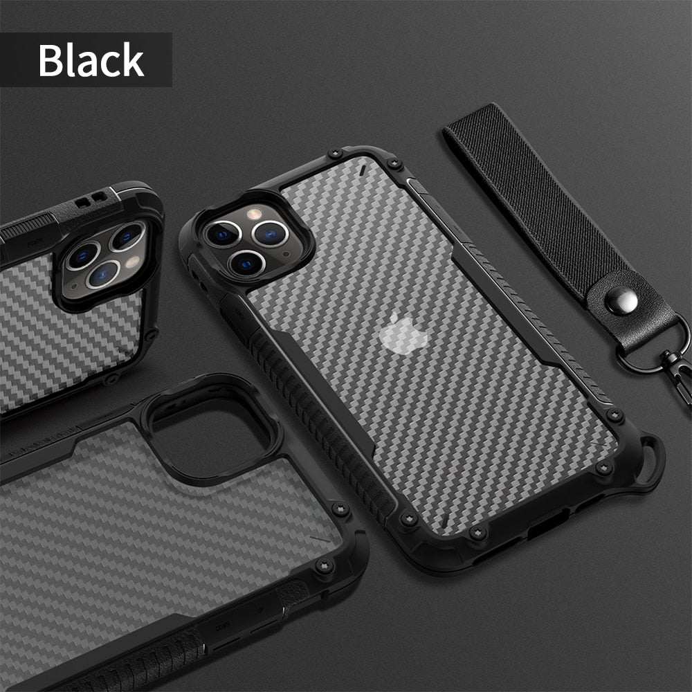 Shockproof Case For iPhone X/XR/XS/XS Max/11/11 Pro/11 Pro Max/12/12 Pro/12 Mini/12 Pro Max Wrist Strap Phone Holder Cases Cover - 380230 For iPhone X / Black / United States Find Epic Store