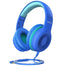 CH6S Cute Kids Headsets Foldable Over-Ear Headphones with 85dB Volume Limited Hearing Protection Headphones With Microphone - 63705 Blue / United States Find Epic Store