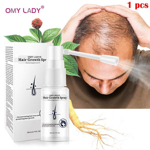 OMY LADY Anti Hair Loss Hair Growth Spray Essential Oil Liquid For Men Women Dry Hair Regeneration Repair Hair Loss Products - 200001174 United States / 20ml Find Epic Store