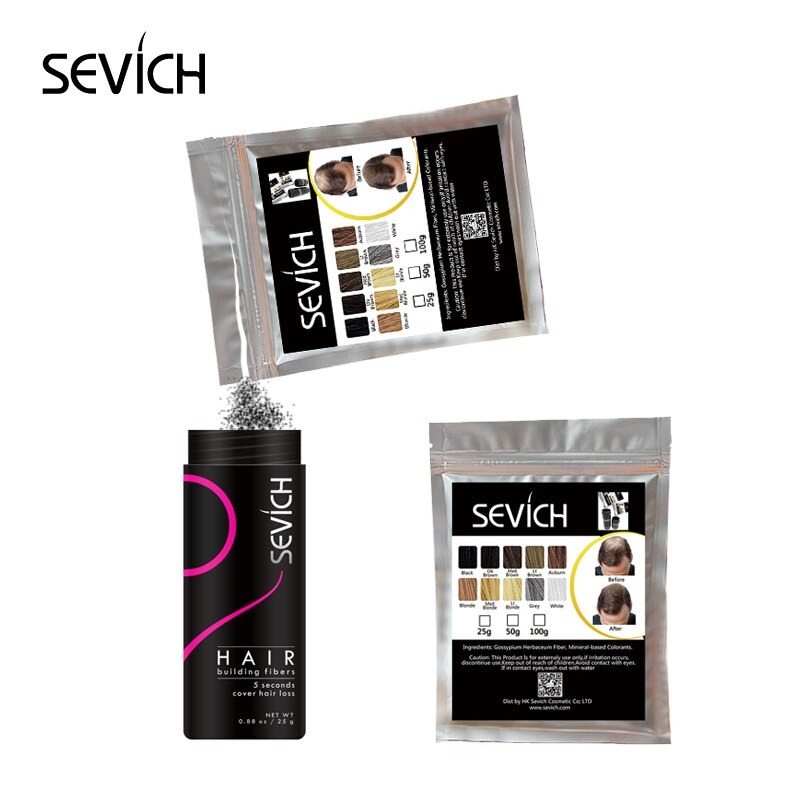 Sevich 100g hair loss product hair building fibers keratin bald to thicken extension in 30 second concealer powder for unsex - 200001174 Find Epic Store