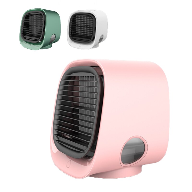 Portable Air Cooler Fan USB Mini Air Cooling Conditioner with Night Light Personal Space USB Desk Fans Multifunction Summer Hot - 618 Find Epic Store