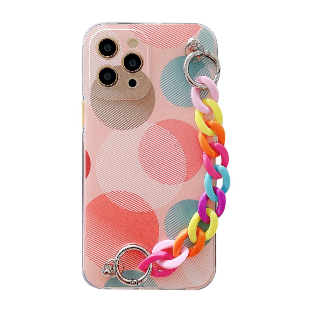 Graffiti Bracelet Phone Cases for iPhone 12 11 Pro Max 12 Mini X XR XS Max 7 8 Plus SE 2020 Colorful Chain Soft Back Cover - 380230 For iPhone 7 / 8 / United States Find Epic Store