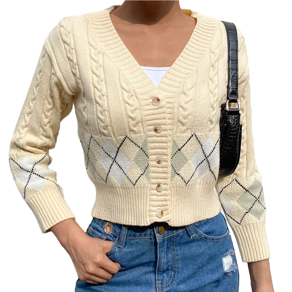 Cardigan Knitted Sweater - 201236303 Find Epic Store