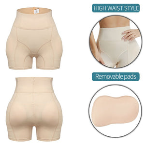 High Waist Butt Lifter Padded Shapewear Hip Pads Push Up Booty Enhancer Tummy Control Panties Buttocks Lift Women Body Shaper - 31205 Beige 24 / Asian(XL)US(M) / United States Find Epic Store