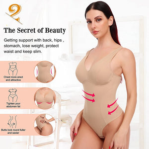 Bodysuit Shapewear for Women Bodycon Sexy Body Shaper Push Up Slimming Underwear Sheath Corset Top Jumpsuit Female Outfit - 0 Find Epic Store