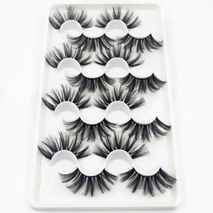 8 pairs of 25mm eyelashes cruelty-free artificial 3D mink eyelashes, soft and natural false eyelashes wholesale manufacturer - 200001197 8D011 / United States Find Epic Store