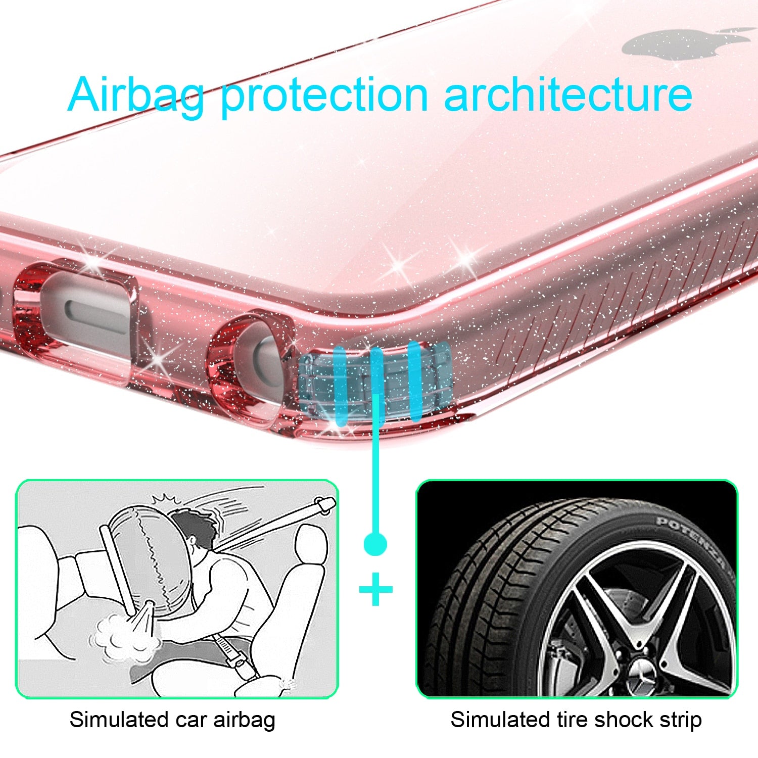 Bling Soft Case For iPod touch 5/6/7,Luxury High Quality Strong Silicone Shockproof Transparent Protective case fortouch 5/6/7 - 380230 Find Epic Store