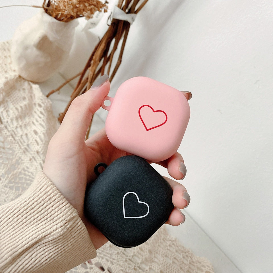 For Samsung Galaxy Buds live Cover earphone protector sleeve Cute simple love hard shell Accessories for Samsung buds live Case - 200001619 Find Epic Store