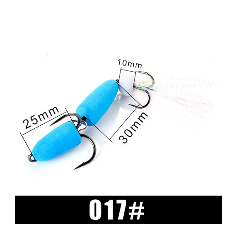 ZK30 1pc Fishing Lure Soft Lures Foam Bait Swimbait Wobbler Bass Pike Lure Insect Artificial Baits Pesca - 100005544 017 / United States Find Epic Store