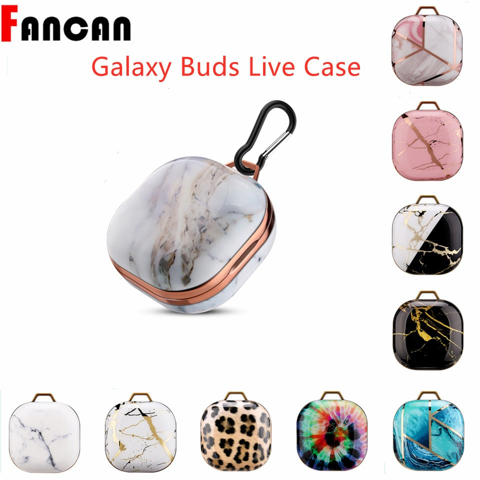 for Galaxy Buds Live (2020)(Marble) Case Accessories Protector Stylish Buds Live Cover Compatible with for Galaxy Buds Live Case - 200001619 Find Epic Store