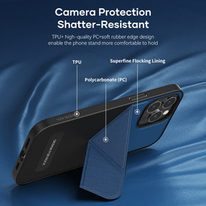 Magnetic Kickstand for iPhone 13 Pro Max Case, ROCK Cover Luxury Shockproof Back TPU Bumper Cover Foldable Holder For iPhone 13 - 0 Find Epic Store