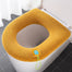 Winter Warm Toilet Seat Cover Closestool Mat 1Pcs Washable Bathroom Accessories Knitting Pure Color Soft O-shape Pad Bidet Cover - 0 Find Epic Store