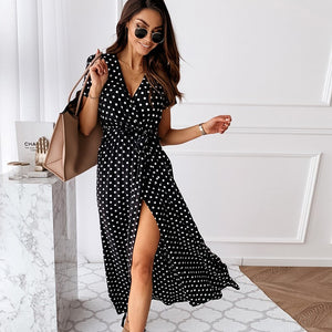 Polka dot Women's Dress - 200000347 Black / S / United States Find Epic Store