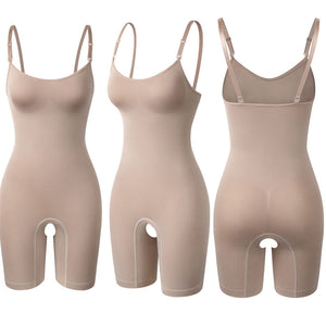 Bodysuit Shapewear Women Full Body Shaper Tummy Control Slimming Sheath Butt Lifter Push Up Thigh Slimmer Abdomen Shapers Corset - 31205 Beige / M / United States Find Epic Store