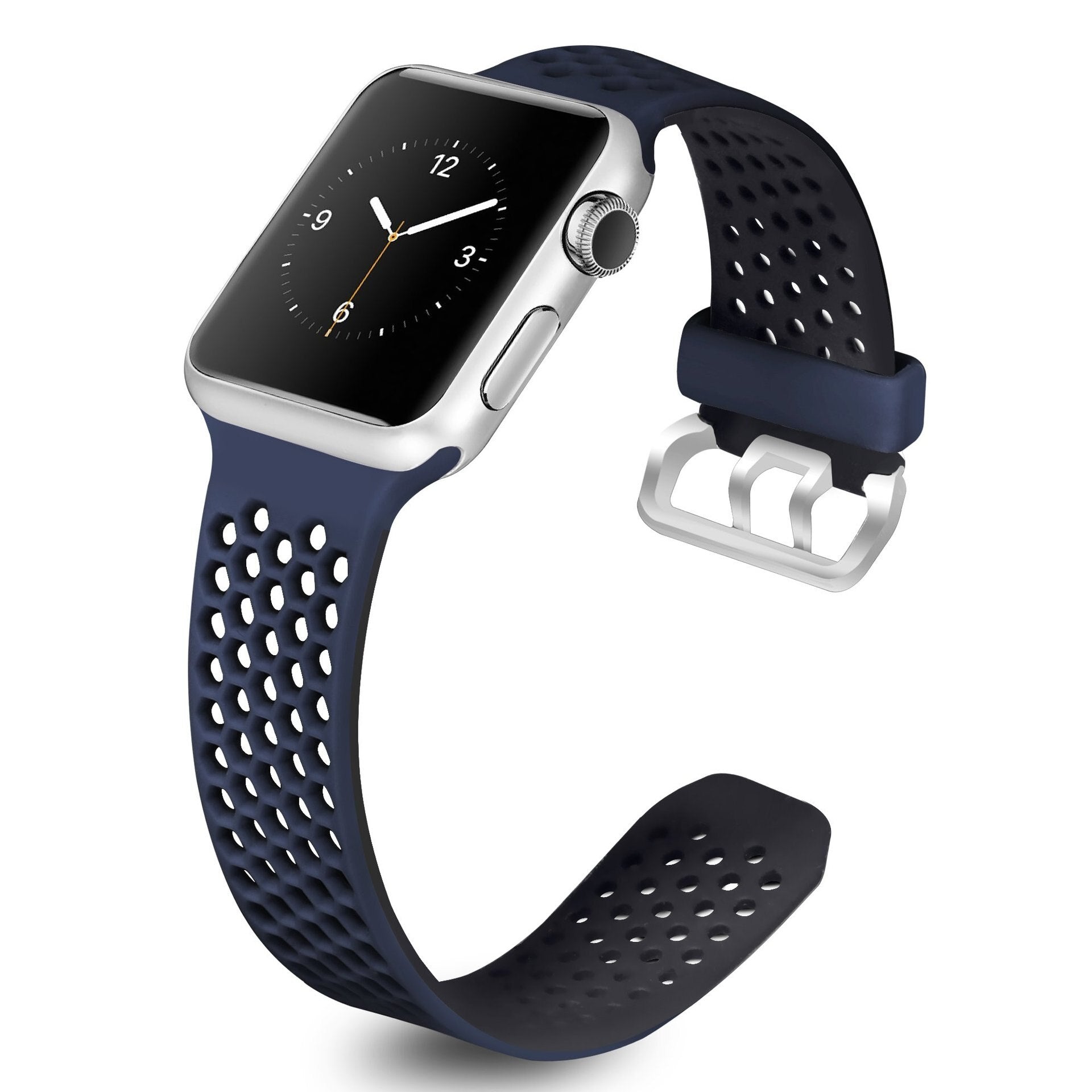 Strap for Apple Watch 5 Band 40mm 44mm iWatch series 4 5 6 SE Sport Belt Silicone bracelet for Apple watch band 42mm 38mm - 200000127 United States / blue / 38 or 40 mm Find Epic Store