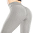 Women's High Waist Yoga Pants Tummy Control Workout Ruched Butt Lifting Stretchy Leggings Textured Booty Tights - 200000614 Gray / S / United States Find Epic Store