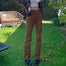 High Waist Casual Solid Brown Pants - 200000366 Find Epic Store