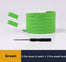 Elastic Shoelaces Metal lock Magnetic No Tie Shoelace Suitable for all shoes Child adult walking Sneakers Lazy Laces 1 Pair - 3221015 Green / United States / 100cm Find Epic Store