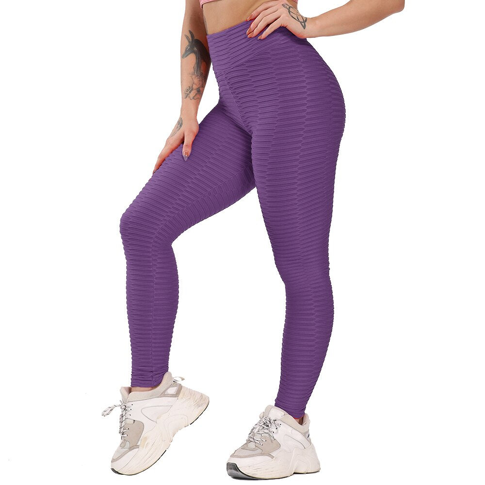 Quick Dry High Waist Push Up Yoga Pants - 200000614 Purple / S / United States Find Epic Store