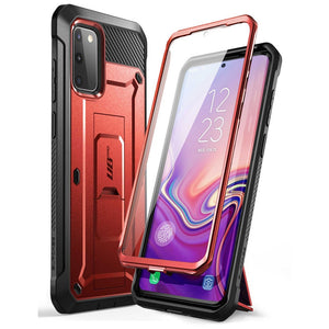 For Samsung Galaxy S20 FE Case (2020 Release) UB Pro Full-Body Holster Cover WITH Built-in Screen Protector & Kickstand - 380230 PC + TPU / Red / United States Find Epic Store