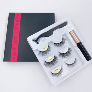 3 Pairs Magnetic Eyelashes And Eyeliner Set - 201222921 Find Epic Store