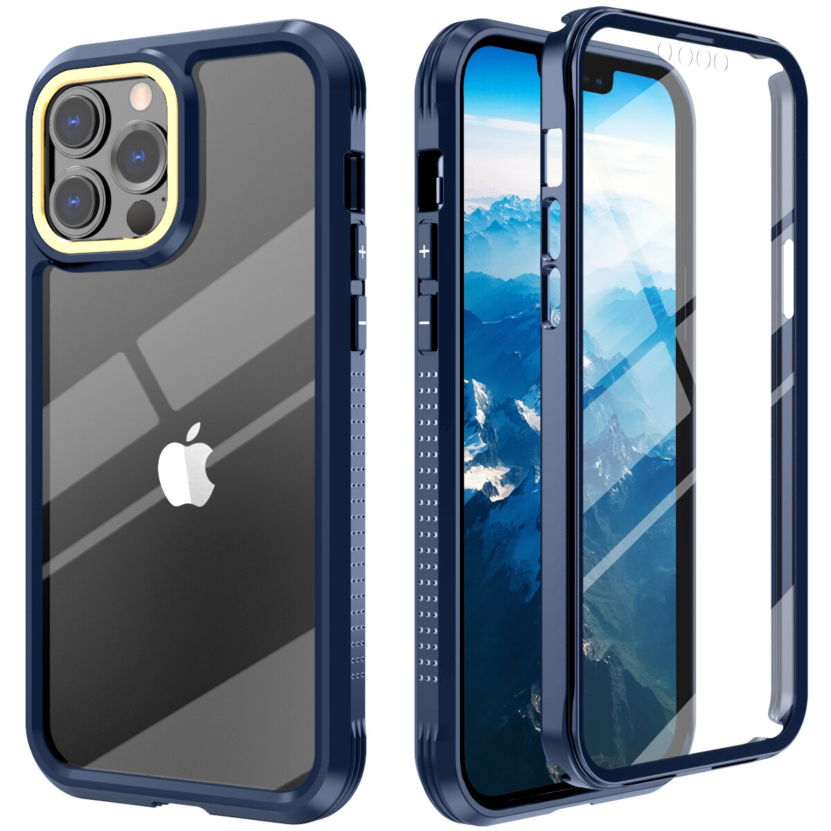 Case For iPhone 13 Case, Rugged Heavy Duty Shockproof Protection Slim Lightweight Soft TPU+Hard Plastic Dual-Layer Protective Case - 380230 for iPhone 13 / Blue / United States Find Epic Store