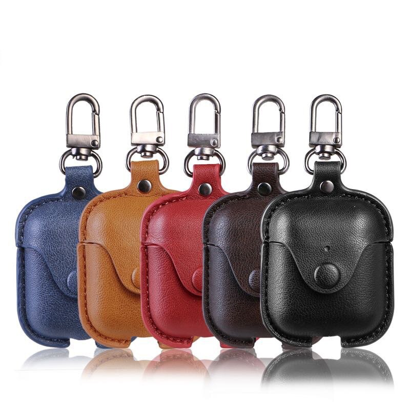 For AirPods Pro 2 1 luxury Bluetooth leather Accessories Bluetooth headset protector Cover business leather Case for AirPods 2 1 - 200001619 Find Epic Store