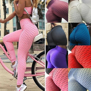 Butt Lifting Anti Cellulite Sexy Leggings for Women High Waisted Yoga Pants Workout Tummy Control Sport Tights - 200000614 Find Epic Store